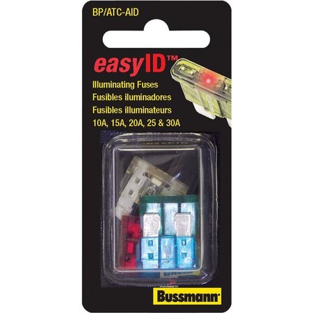 EATON BUSSMANN Bussmann EasyID 30 amps ATC Blade Fuse Assortment 1 pk BP/ATC-AID